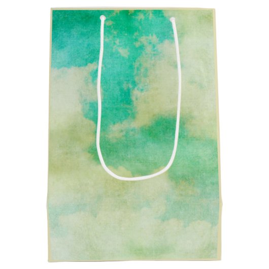 Victoriaans wolkenverfschilderij van lijst elegant medium cadeauzakje (Achterkant)