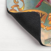 Victoriaans Woman Red Champagne Happy Muismat (Hoek)