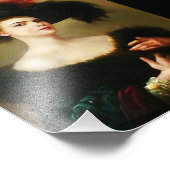 Victoriaans Woman Wall Art, Victoriaans wandkunst, Foto Afdruk (Hoek)