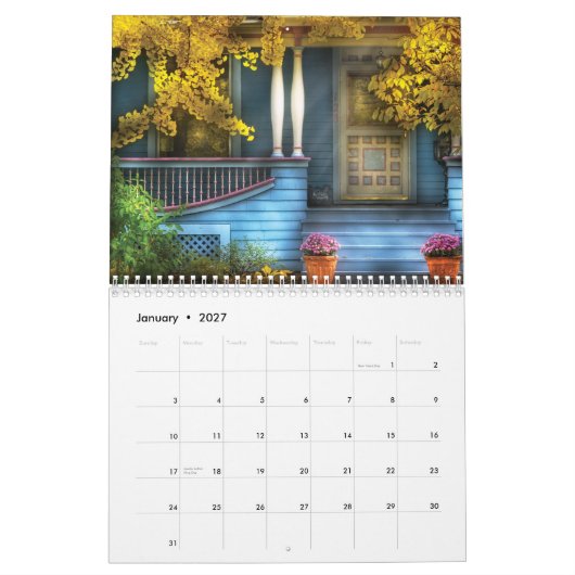 Victoriaans woningen kalender (Jan 2027)