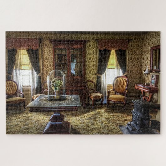 Victoriaans woonkamer puzzel (Horizontaal)