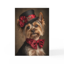 Victoriaans Yorkie Christmas