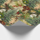 Victoriaans Yuletide Splendor Cadeaupapier (Hoek)
