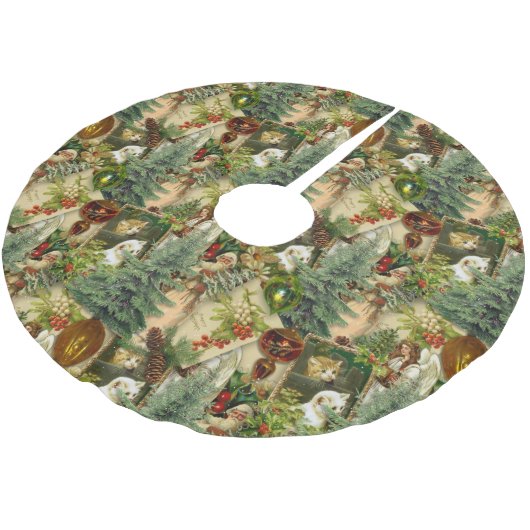 Victoriaans Yuletide Splendor Kerstboom Rok (Gekanteld)