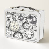 Victoriaans zakhorloge Alice in Wonderland (Voorkant)