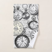 Victoriaans zakhorloge Alice in Wonderland Bad Handdoek (Handdoek)