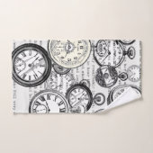 Victoriaans zakhorloge Alice in Wonderland Bad Handdoek (Handdoek)