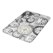 Victoriaans zakhorloge Alice in Wonderland Badmat (Gekanteld)