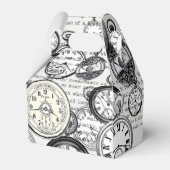 Victoriaans zakhorloge Alice in Wonderland Bedankdoosjes (Achterkant)