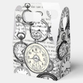 Victoriaans zakhorloge Alice in Wonderland Bedankdoosjes (Geopend)