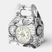 Victoriaans zakhorloge Alice in Wonderland Bedankdoosjes (Voorkant Zijde)