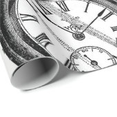 Victoriaans zakhorloge Alice in Wonderland Cadeaupapier (Rol Hoek)