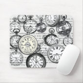 Victoriaans zakhorloge Alice in Wonderland Muismat (Met muis)