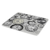 Victoriaans zakhorloge Alice in Wonderland Snijplank (Hoek)