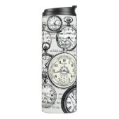 Victoriaans zakhorloge Alice in Wonderland Thermosbeker (Gedraaid links)