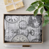 Victoriaans zakhorloge Alice in Wonderland Tissuepapier (Geschenk)