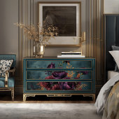 Victoriaans Zee Green Blossom Glow Decoupage Craft Tissuepapier