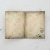 Victoriaans zeemeermin Wenskaart Kaart (Binnen)