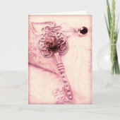  Victoriaans Zeer belangrijke Steampunk Valentijns Feestdagen Kaart (Voorkant)