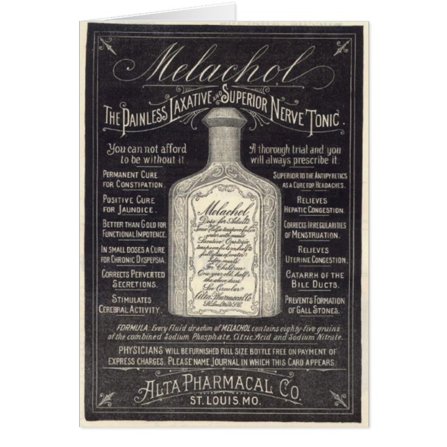 Victoriaans zenuw tonic (Voorkant)