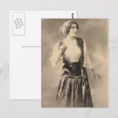 Victoriaans zigeunerBriefkaart Briefkaart (Voorkant / Achterkant)
