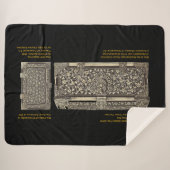 Victoriaans zilveren schrijfdoos op Sherpa-deken Sherpa Deken (Voorkant (horizontaal))