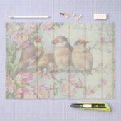 Victoriaans zongvogels tissuepapier (Craft)