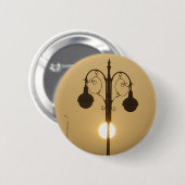  Victoriaans zonnestraatlicht.png Ronde Button 5,7 Cm (Voorkant /achterkant)
