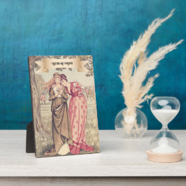 Victoriaans Zusters Schattige Regency Schilderij Fotoplaat