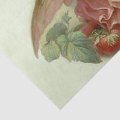 Victoriaanse “Aardbeerenfee”   Tissuepapier (Detail)