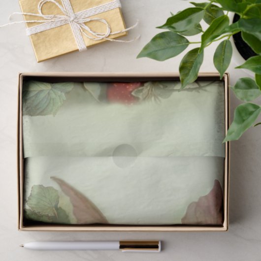 Victoriaanse “Aardbeerenfee”   Tissuepapier (Geschenk)