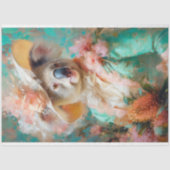 Victoriaanse Australische Dame Koala Decoupage Tissuepapier (Voorkant)