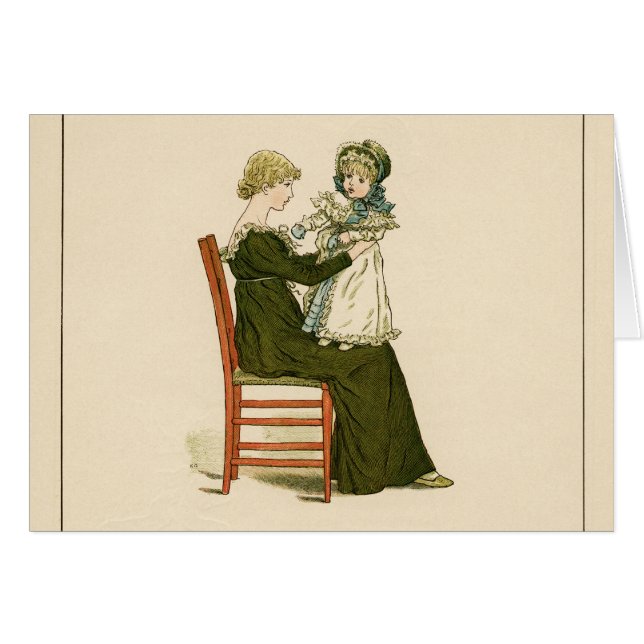 Victoriaanse Baby Greenaway Moeder (Voorkant Horizontaal)