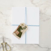 Victoriaanse baby Greenaway moeder Cadeaulabel (Met Touw)
