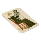 Victoriaanse baby Greenaway moeder Magneet (Rechterzijde)