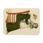 Victoriaanse baby Greenaway moeder Magneet (Horizontaal)