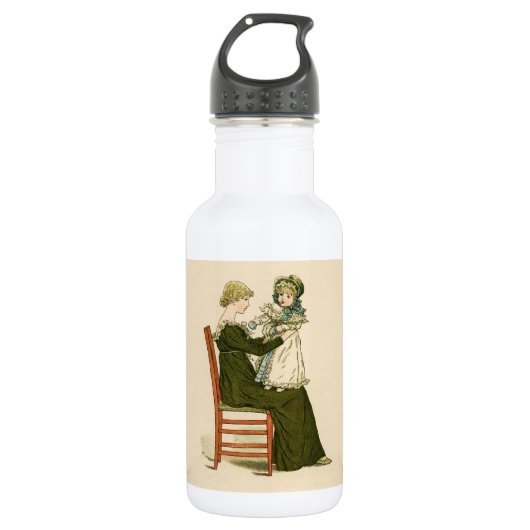 Victoriaanse baby Greenaway moeder Waterfles (Voorkant)