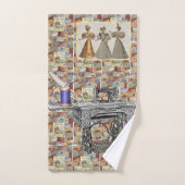 Victoriaanse badkamer handdoek sets met naaimotief (Handdoek)