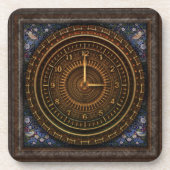 Victoriaanse barokklok bier onderzetter (Voorkant)