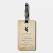Victoriaanse Beagle Hond Bagage Labels (Achterkant verticaal)