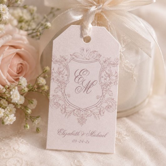 victoriaanse bloementuin luxe cadeaulabel