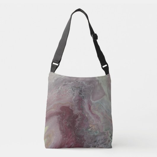 Victoriaanse Blush Tote Crossbody Tas (Voorkant)