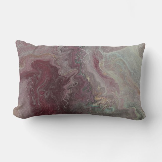 Victoriaanse Blush Worp Kussen (Voorkant)