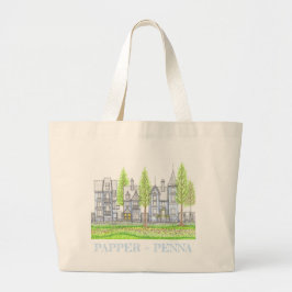 Victoriaanse boodschappentas grote tote bag