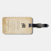 Victoriaanse Boston Terrier-hondenbagage labels (Achterkant horizontaal)