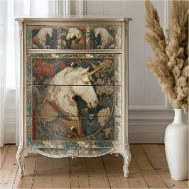 Victoriaanse botanische William Morris-stijl eenho Tissuepapier
