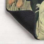 Victoriaanse bruid en bruidegom pasgetrouwd op de  muismat (Hoek)