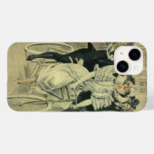 Victoriaanse bruid en bruidegom pasgetrouwd op een Case-Mate iPhone case (Achterkant (horizontaal))