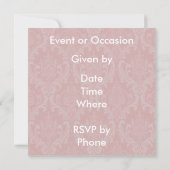 Victoriaanse bruid en bruidsmeisjes kaart (Achterkant)