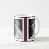 Victoriaanse bruid in zwart en wit koffiemok (Voorkant rechts)